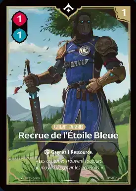 Recrue de l'Étoile Bleue
