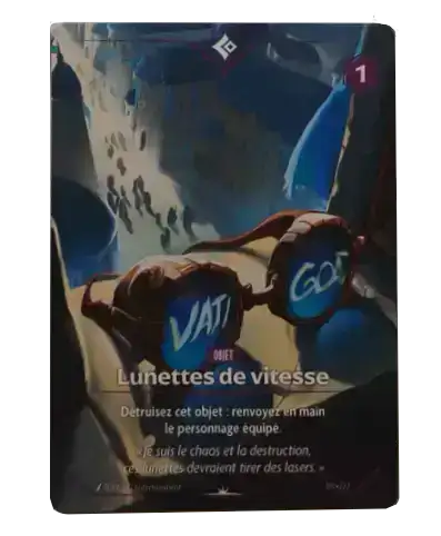 Lunettes de vitesse